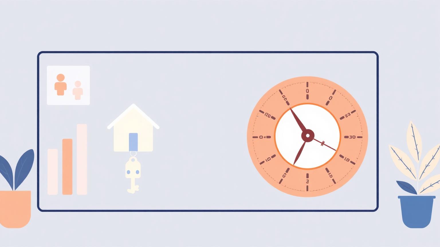 Retirement scenario planner comparing a major purchase and retirement age